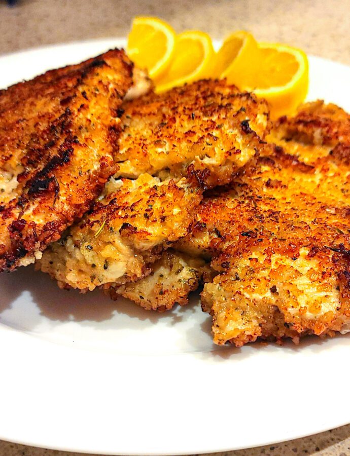 Parmesan Ranch Crusted Chicken Breast