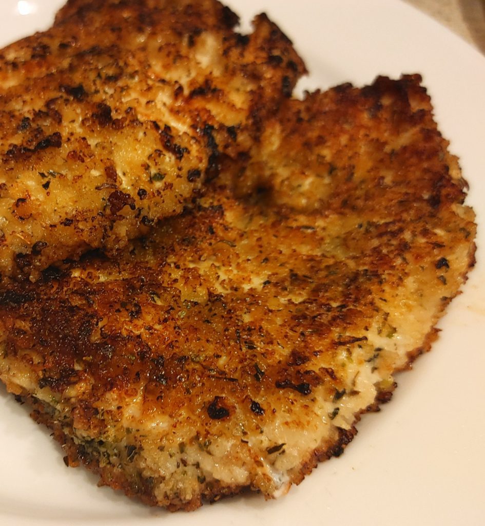 Parmesan Ranch Crusted Chicken Breast - U Keep Cooking