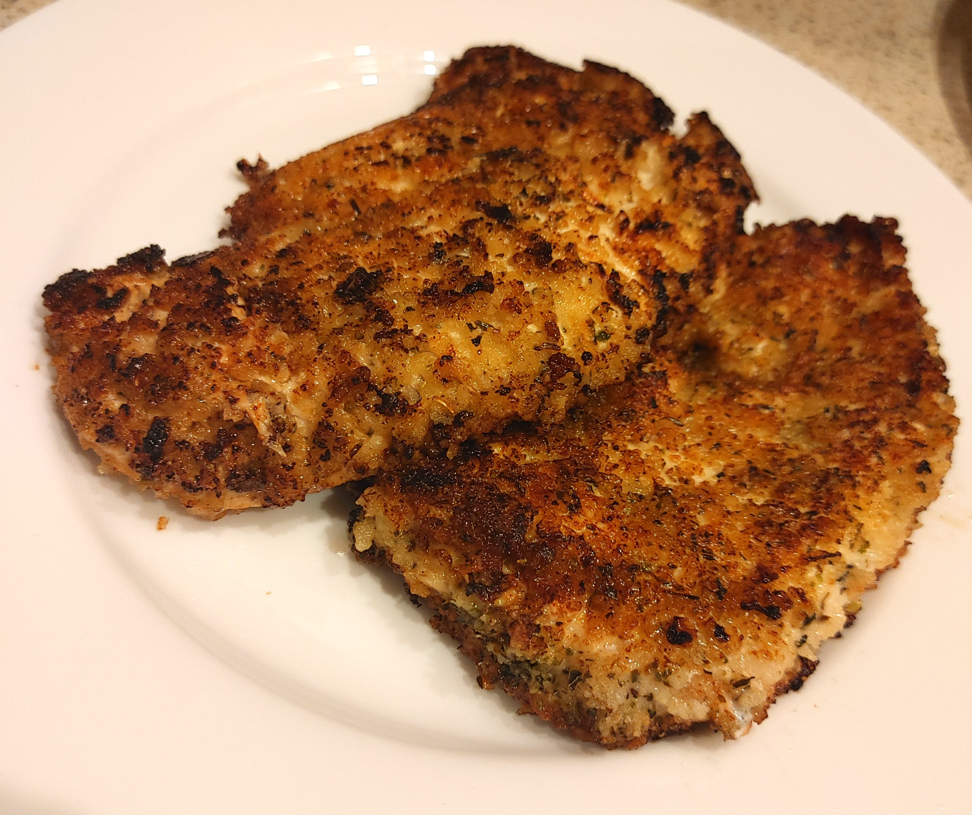 Parmesan Ranch Crusted Chicken Breast