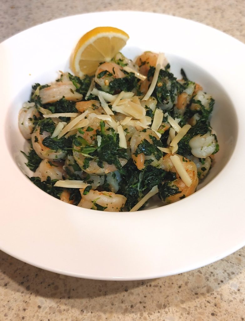 Spinach Garlic Shrimp