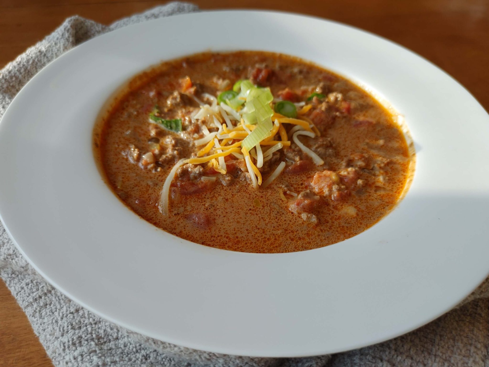 Keto Creamy Taco Soup - U Keep Cooking