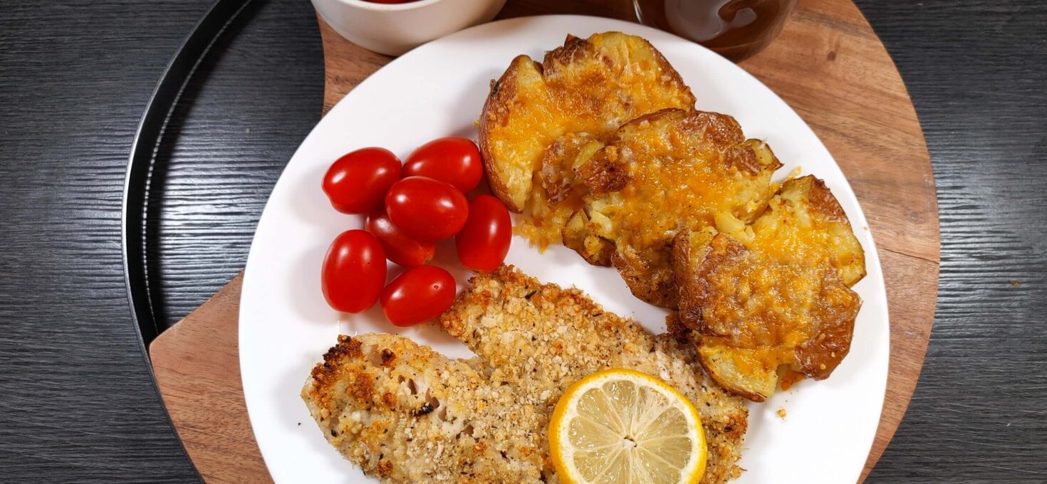 Simple Parmesan Crusted Tilapia
