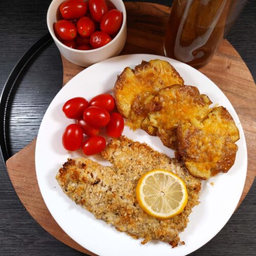 Simple Parmesan Crusted Tilapia