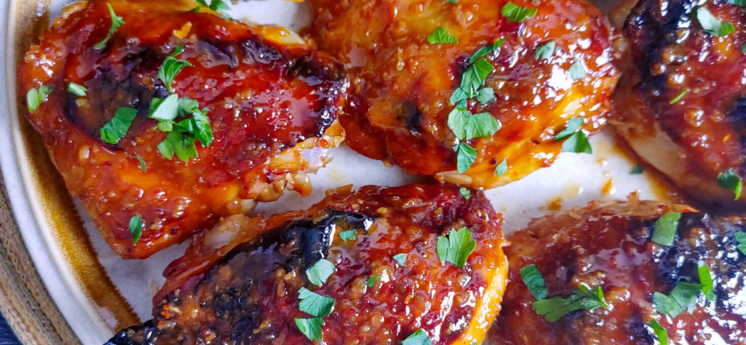 Honey Garlic Sticky Chicken