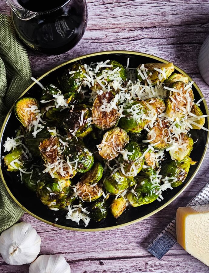 Easy Balsamic Brussels Sprouts