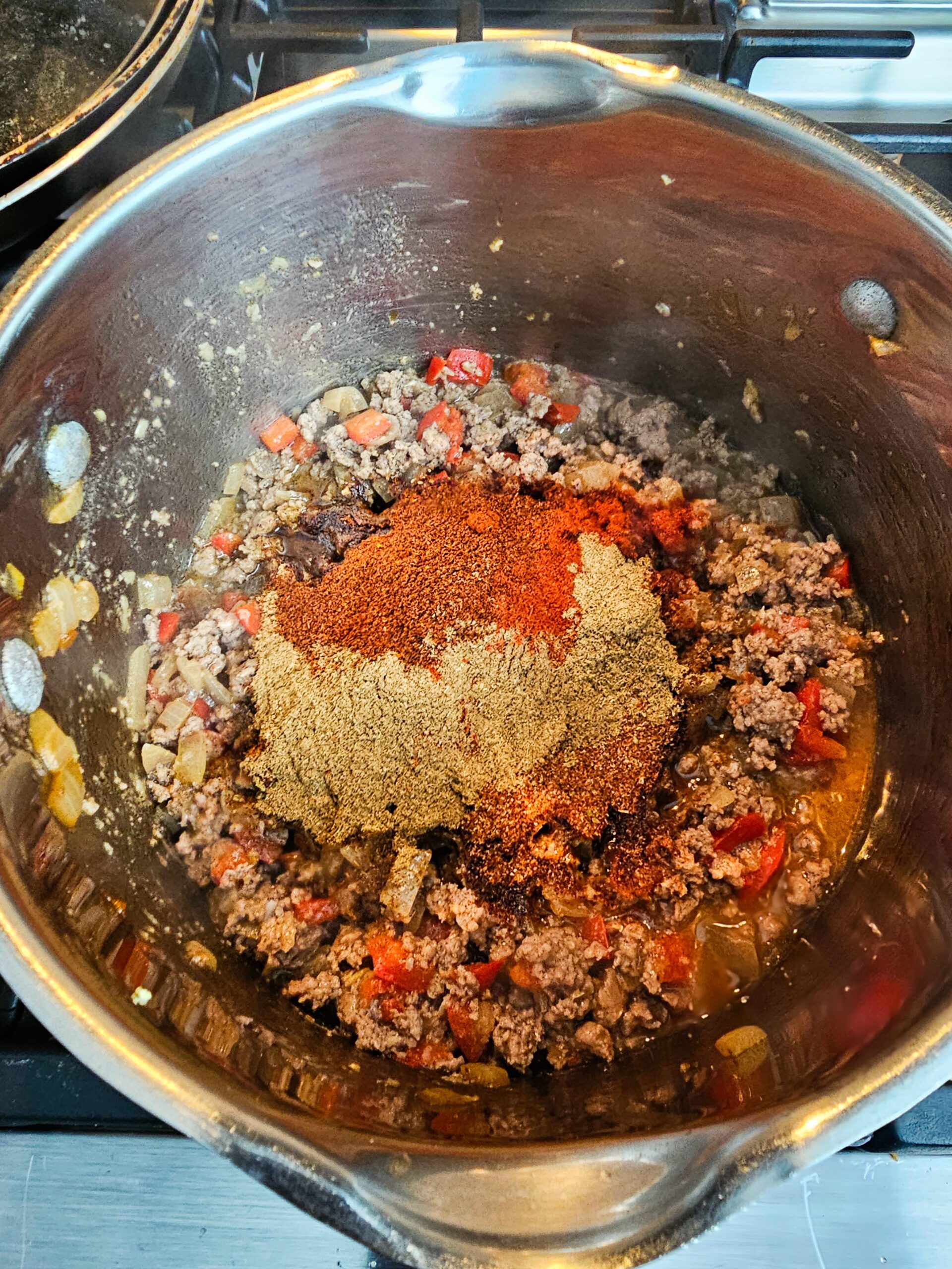 ADD THE SEASONINGS TO THE SOUP