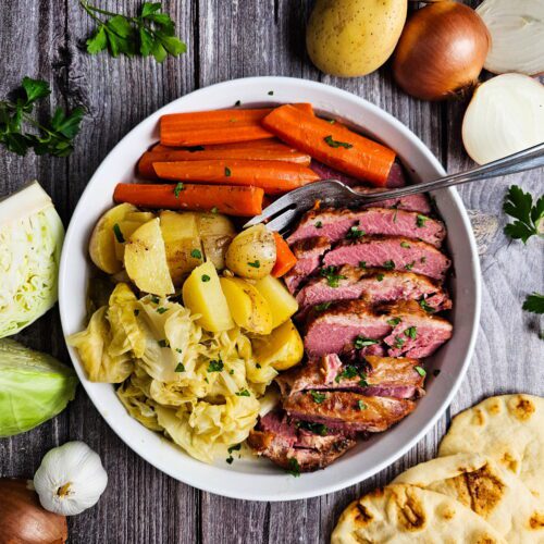 Slow Cooker Beer Braised Corned Beef