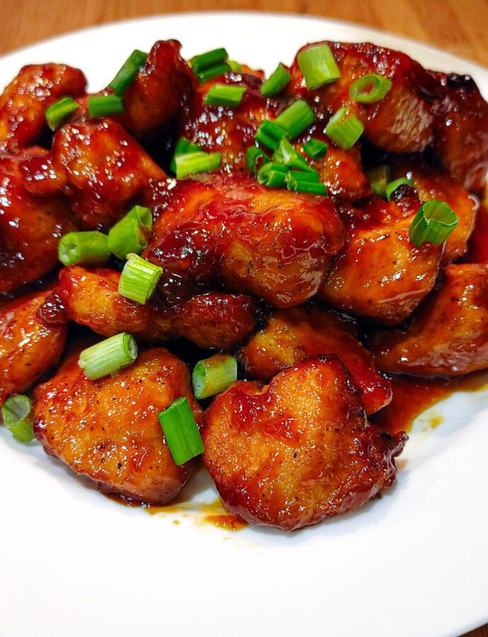 Baked Honey Sesame Chicken