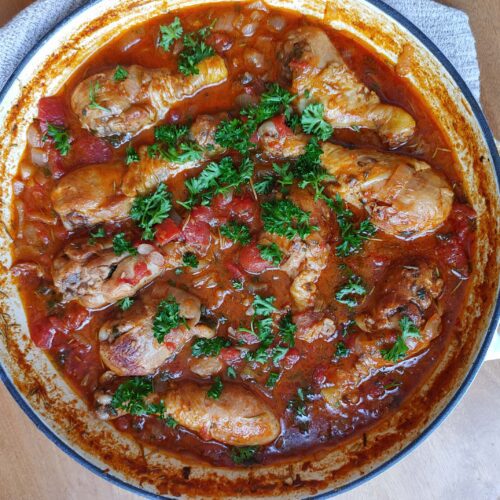 CHICKEN CACCIATORE