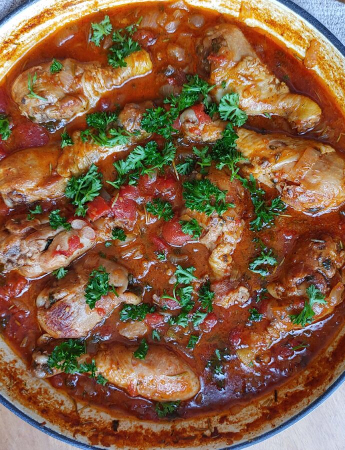 Easy One-Pan Chicken Cacciatore Recipe