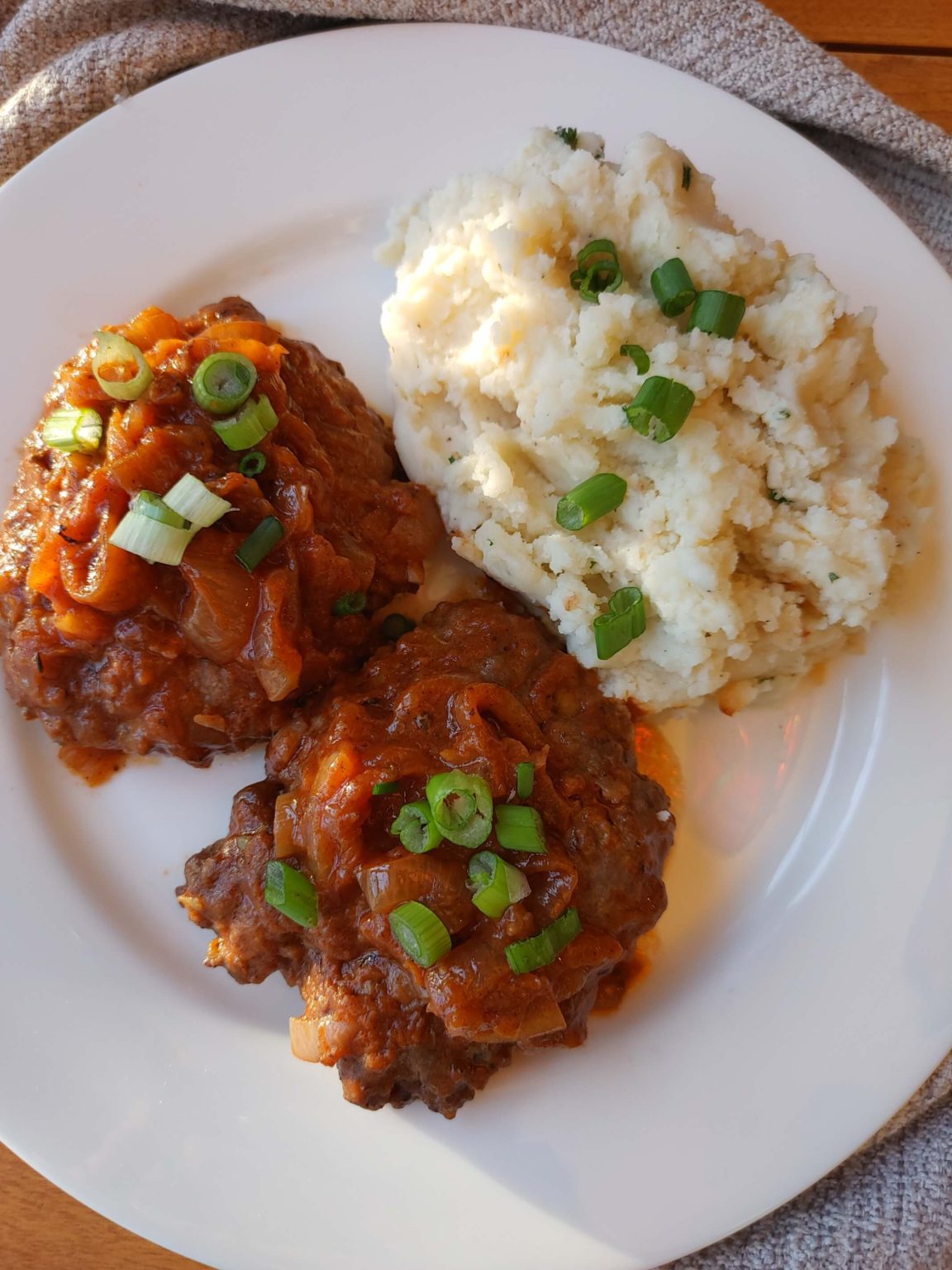 French Onion Salisbury Steak - U Keep Cooking