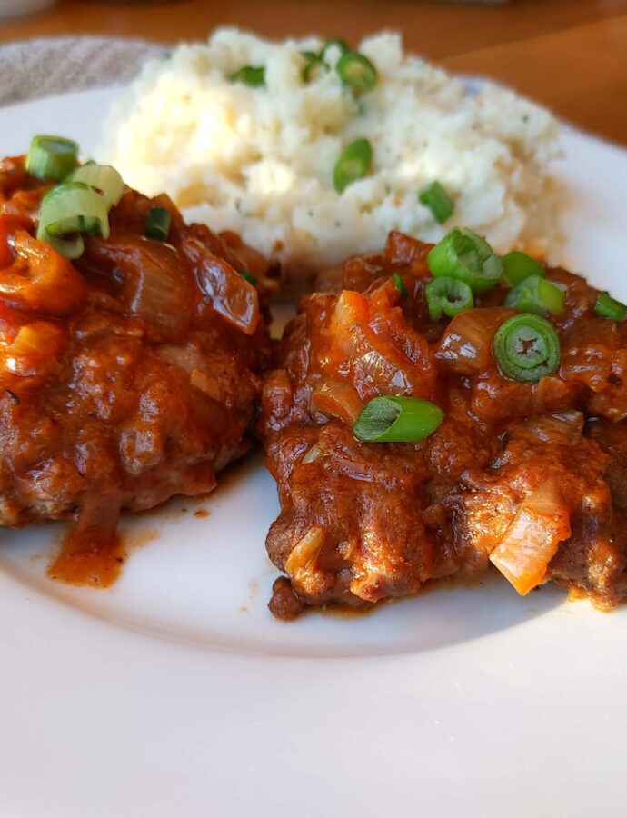 French Onion Salisbury Steak