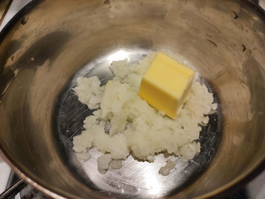 BUTTER, ONIONS, AND GARLIC