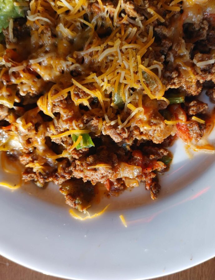 Cheesy Taco Skillet (Low Carb/Keto)