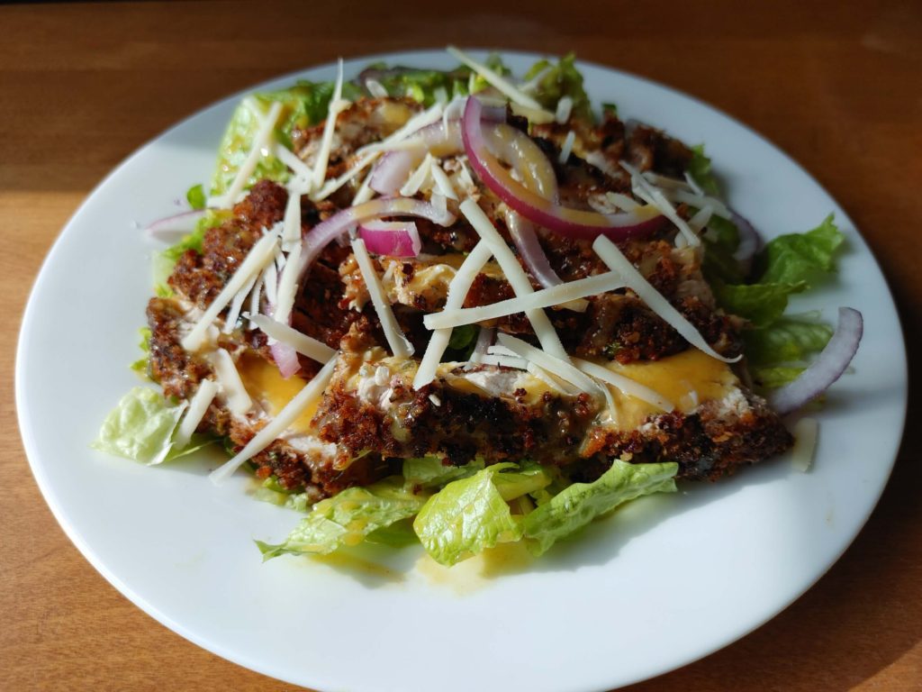 PECAN CRUSTED CHICKEN SALAD