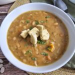 PLATED WHITE BEAN SOUP