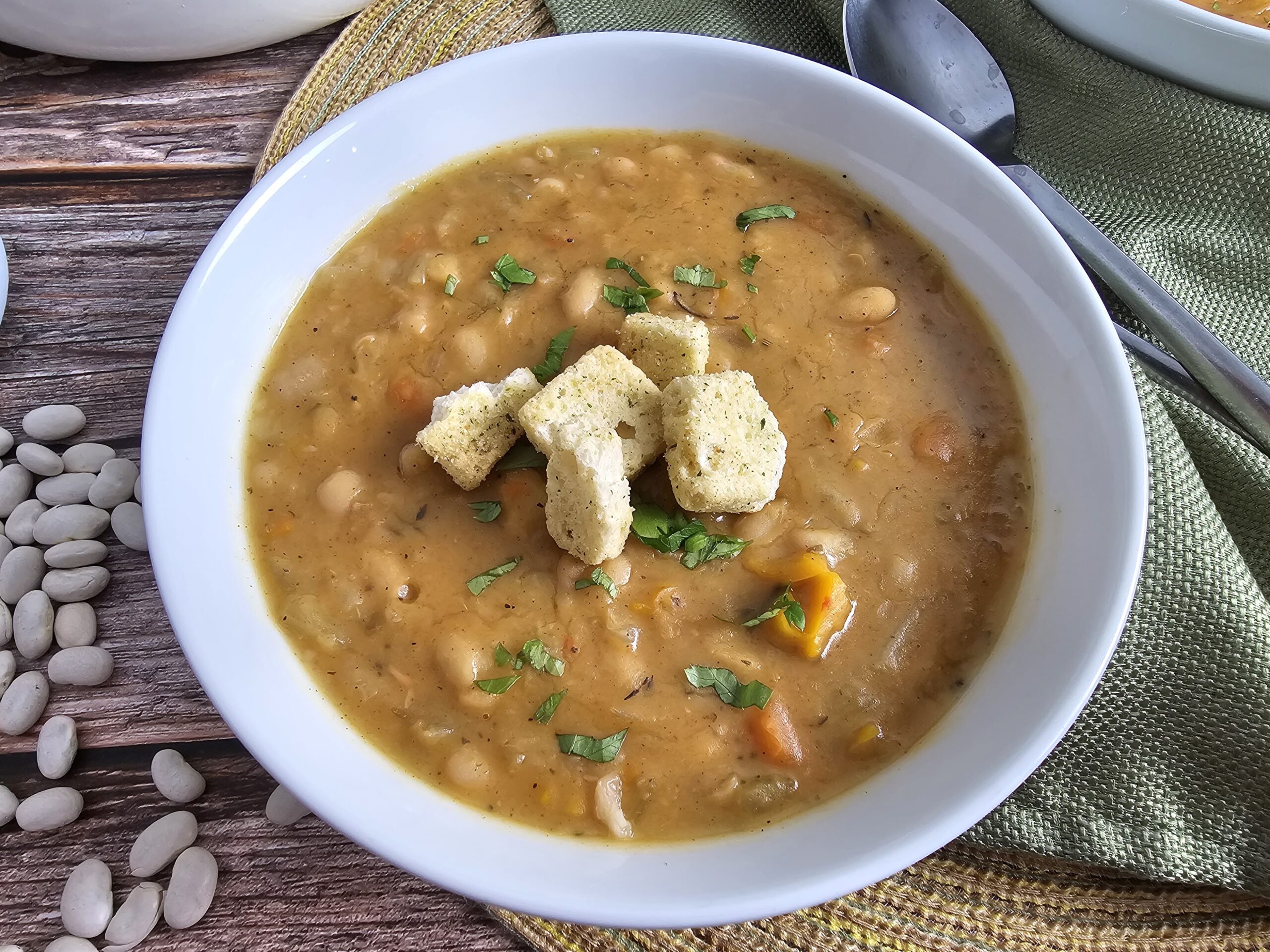 Pressure Cooked White Bean Soup (Pasulj)