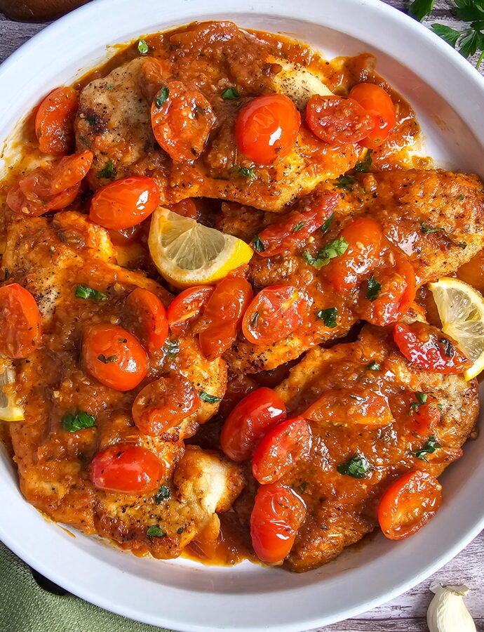 Italian Chicken Cutlets with Tomato Sauce (Better Than Any Restaurant)