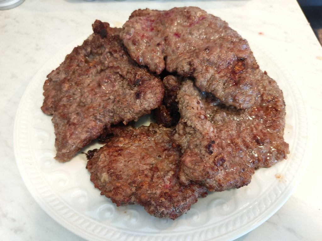 PLATE OF FRIED BEEF