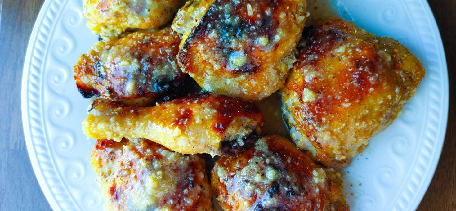 Easy Parmesan Honey Garlic Glazed Chicken Recipe