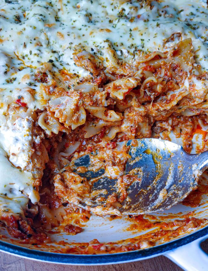 Easy One-Pot Skillet Lasagna Recipe