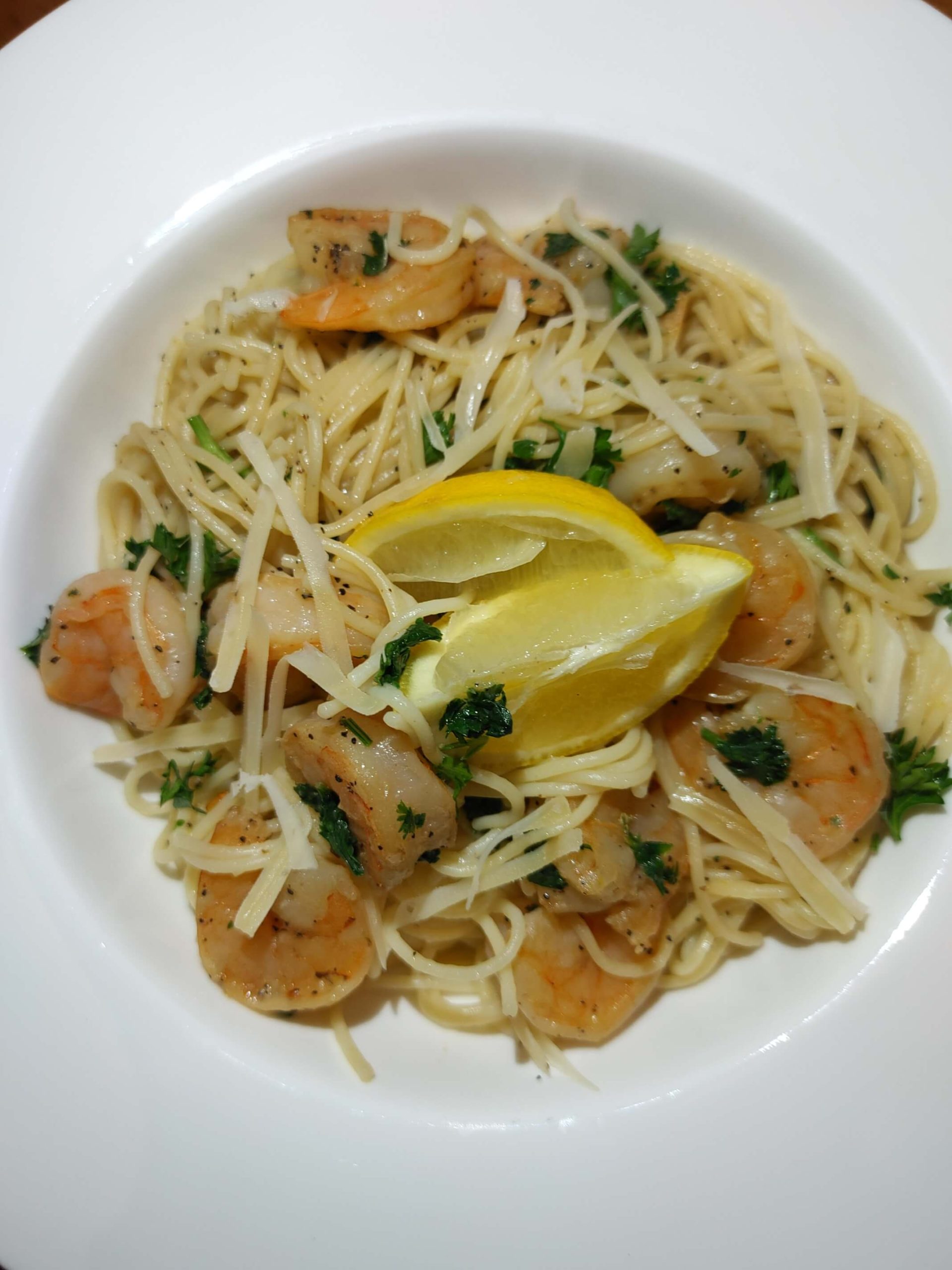 Lemon Garlic Shrimp Pasta - U Keep Cooking