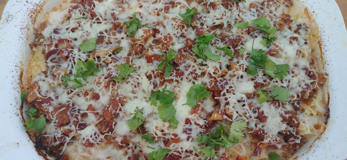 Beef and Potato Moussaka Casserole