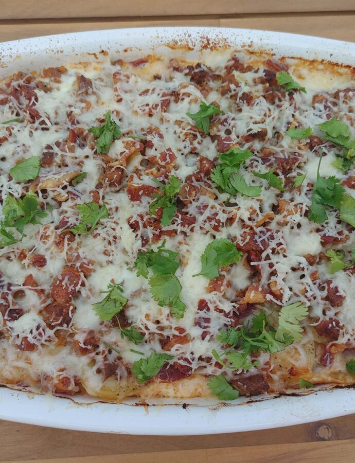 Beef and Potato Moussaka Casserole