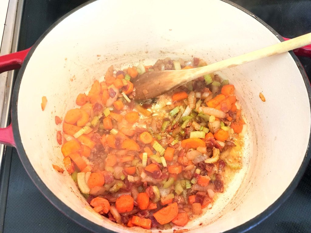 CARROTS, CELERY AND GARLIC