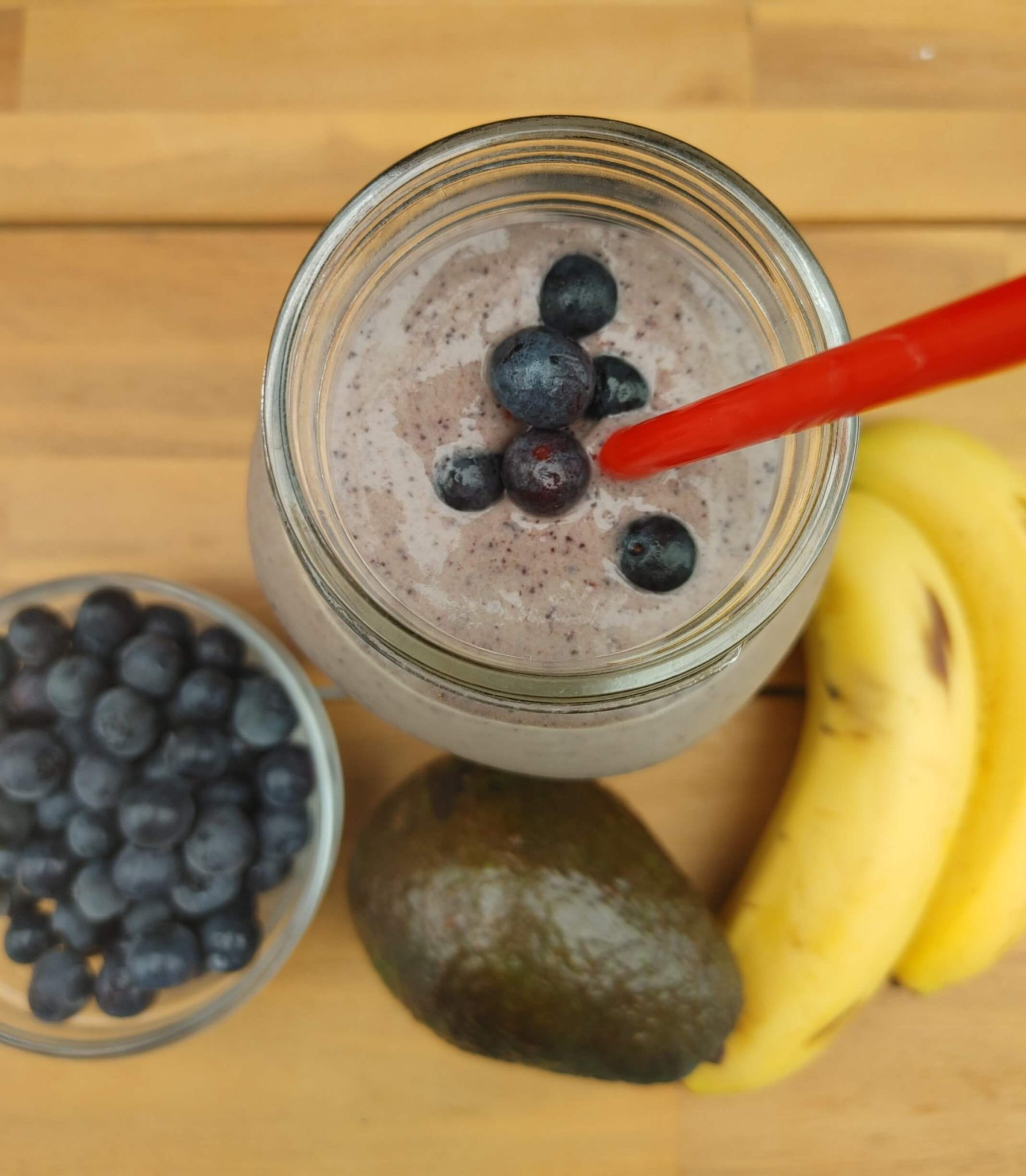 Banana Blueberry Avocado Smoothie U Keep Cooking