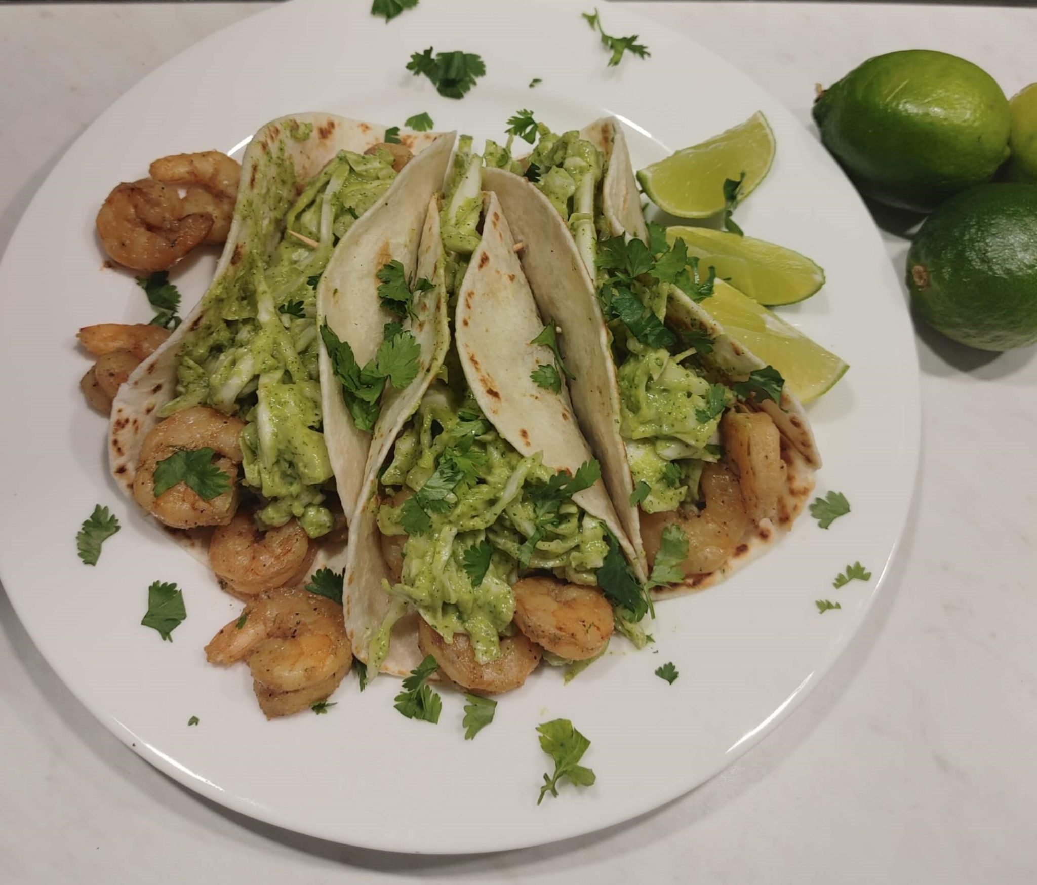 Avocado Cilantro Lime Shrimp Tacos U Keep Cooking