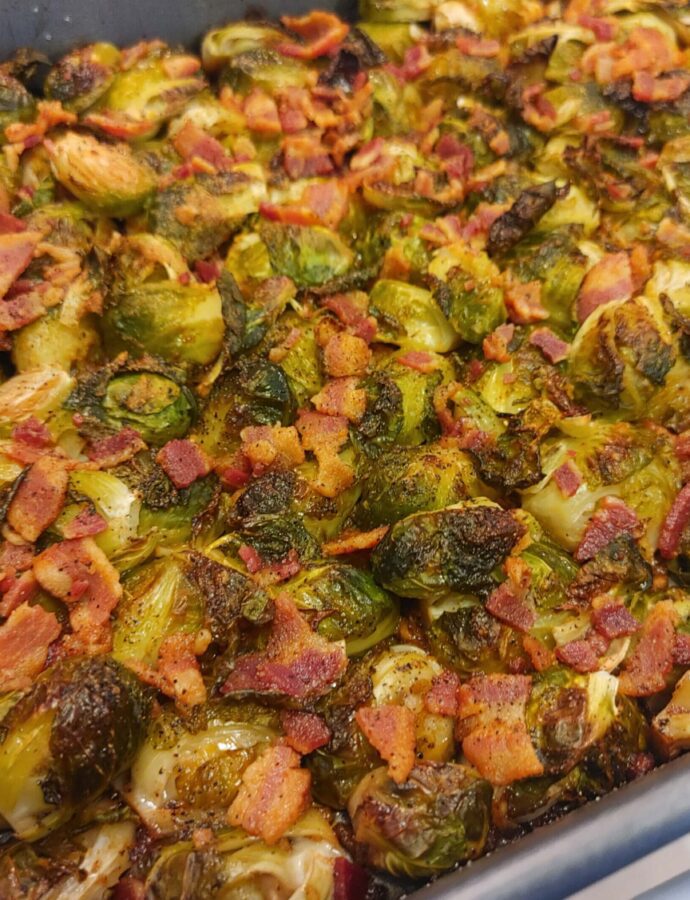 Garlic Parmesan Brussels Sprouts