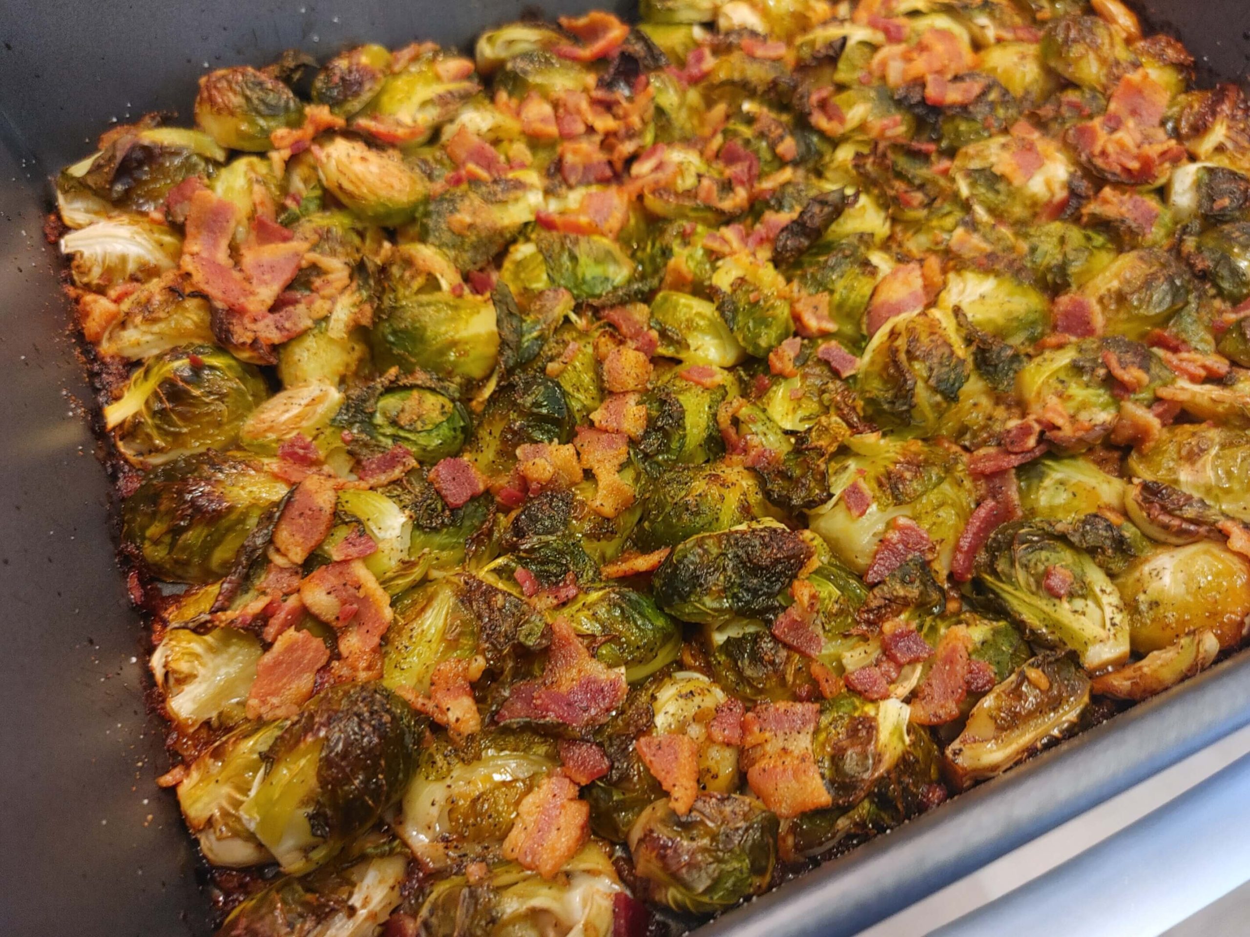 BAKED BRUSSELS SPROUTS