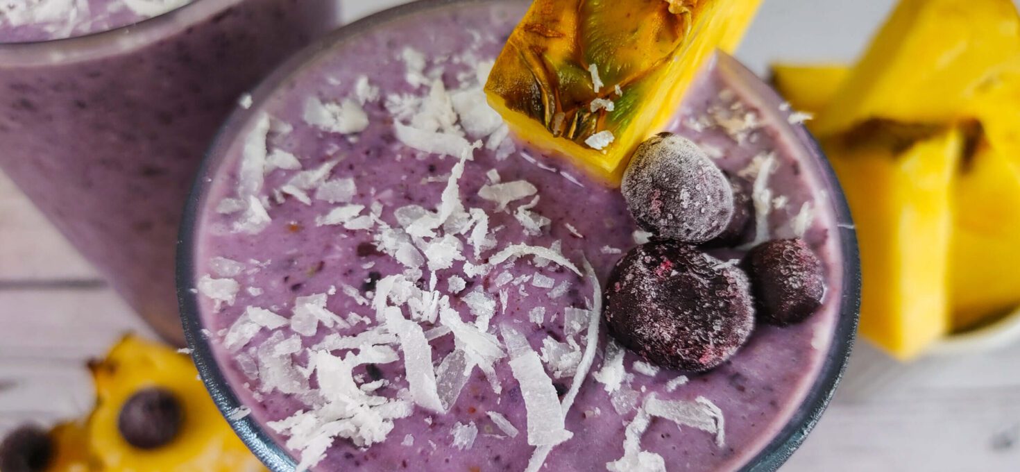 Tropical Bliss: The Ultimate Blueberry Pineapple Coconut Smoothie