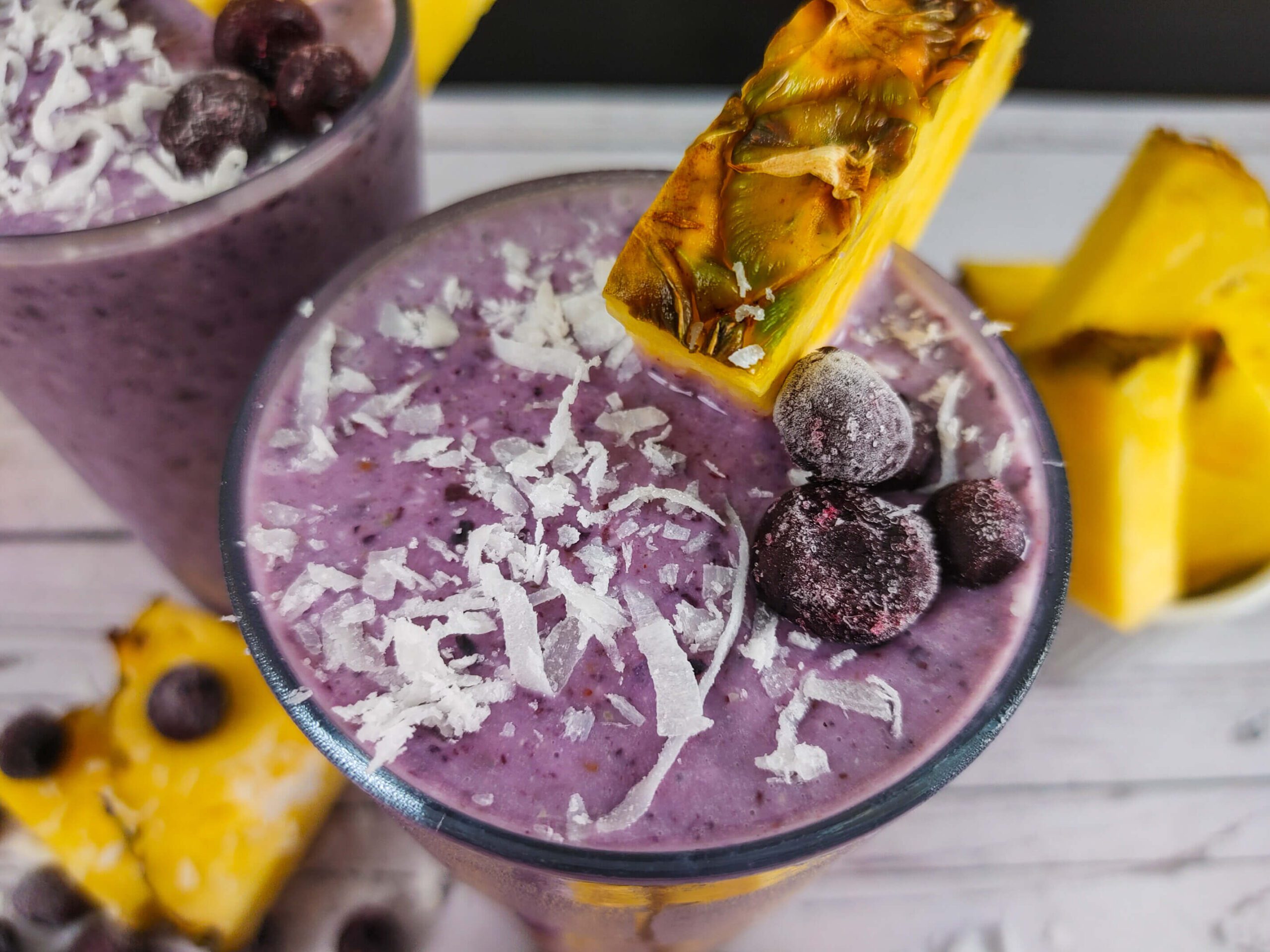 Tropical Bliss: The Ultimate Blueberry Pineapple Coconut Smoothie