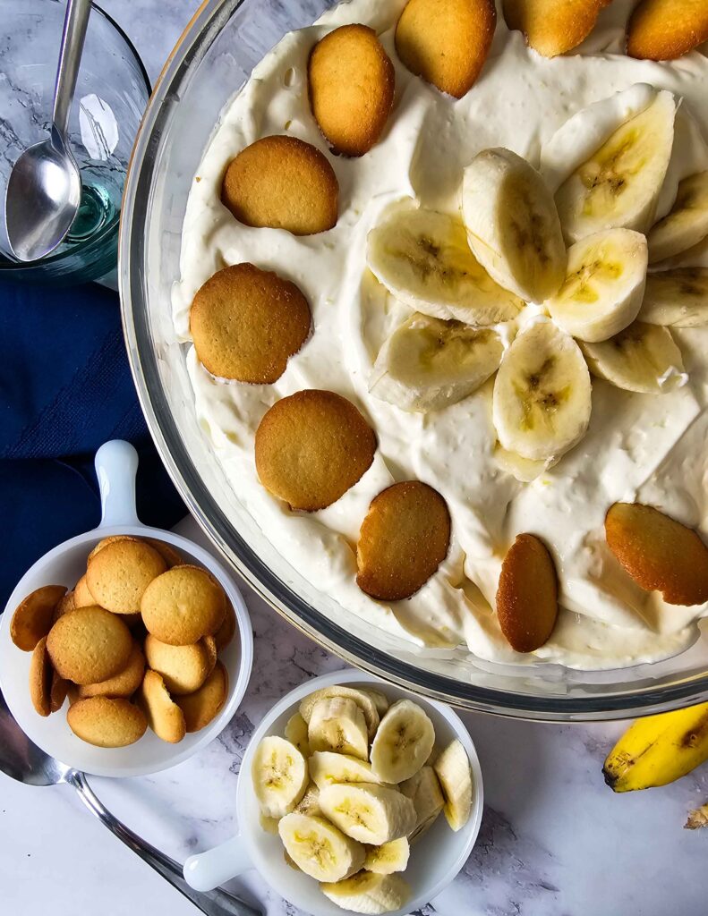 BANANA PUDDING TOP VIEW