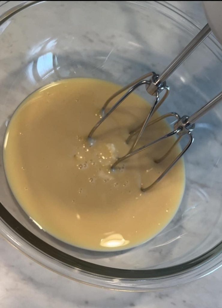 CONDENSED MILK AND WATER