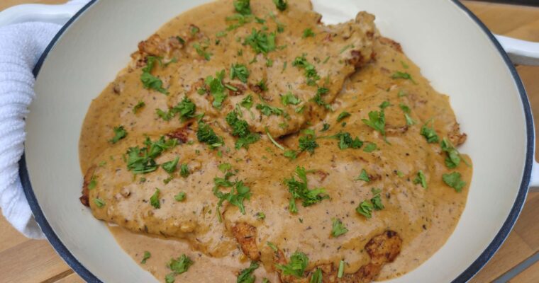 CREAMY SMOTHERED CHICKEN BREAST