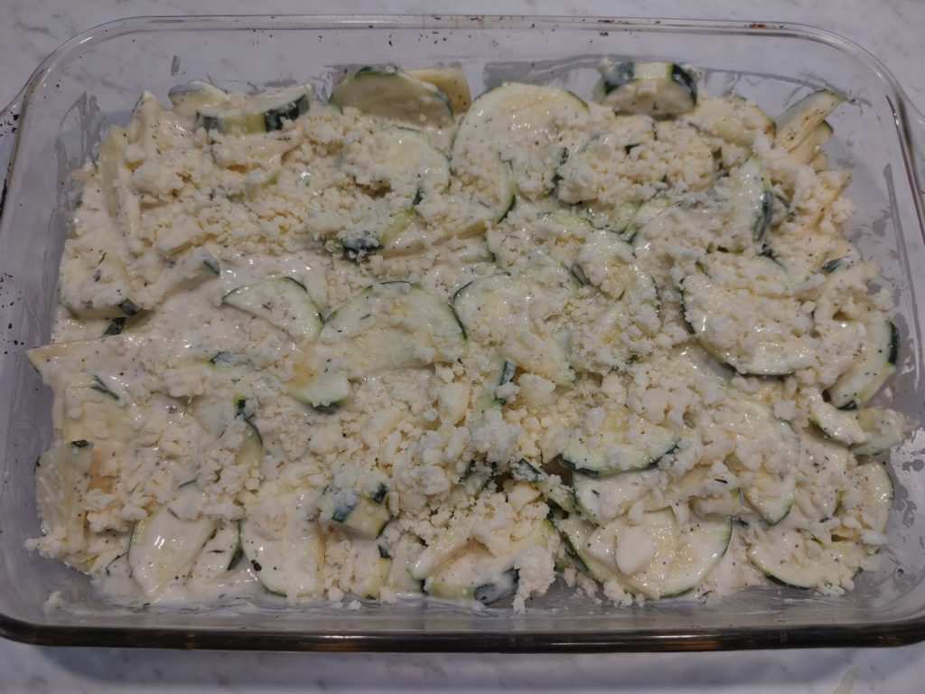 EASY ZUCCHINI AU GRATIN