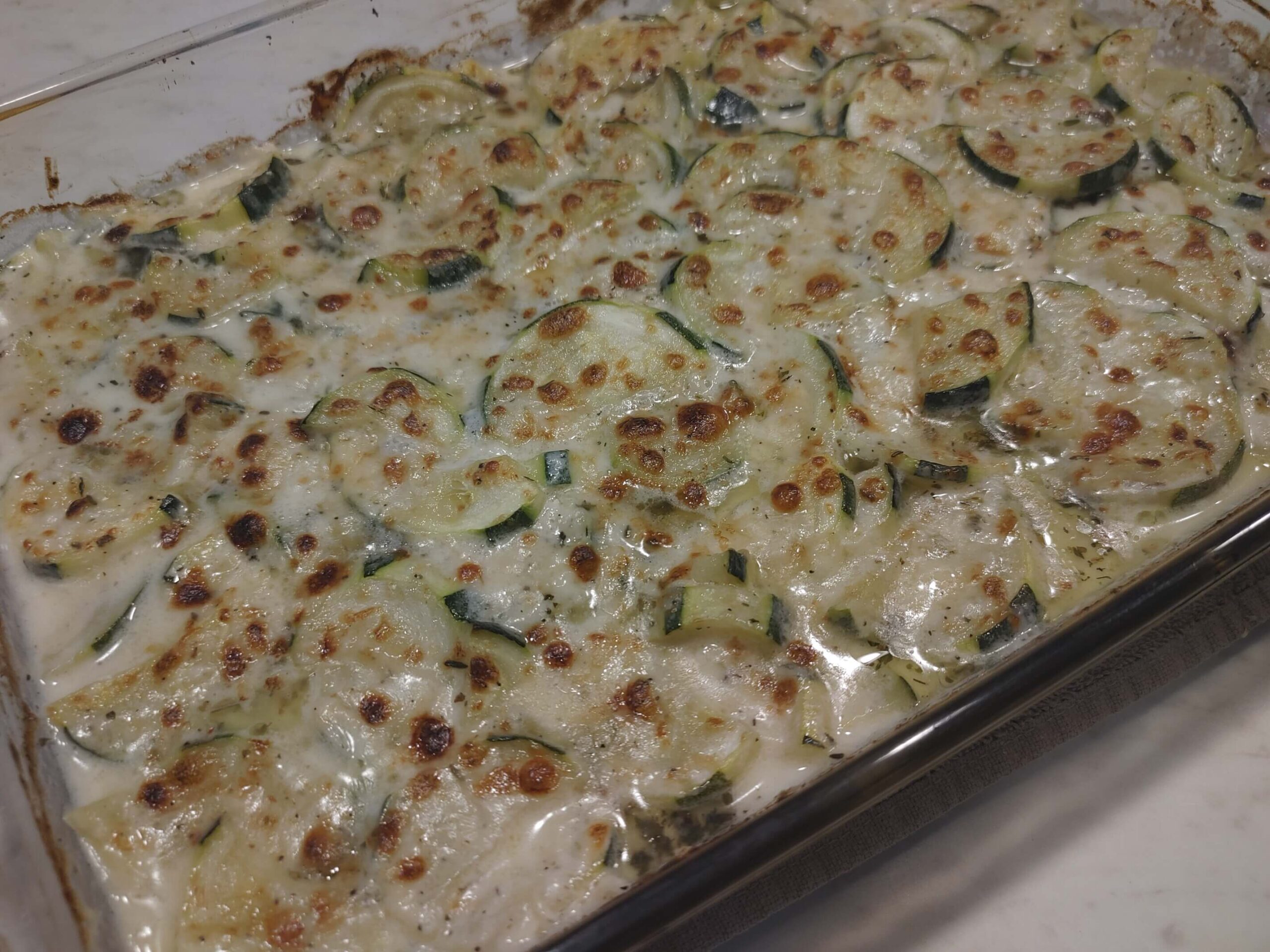 Easy Zucchini Au Gratin