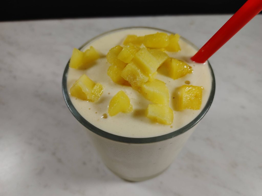 Small Glass Pineapple Banana Smoothie