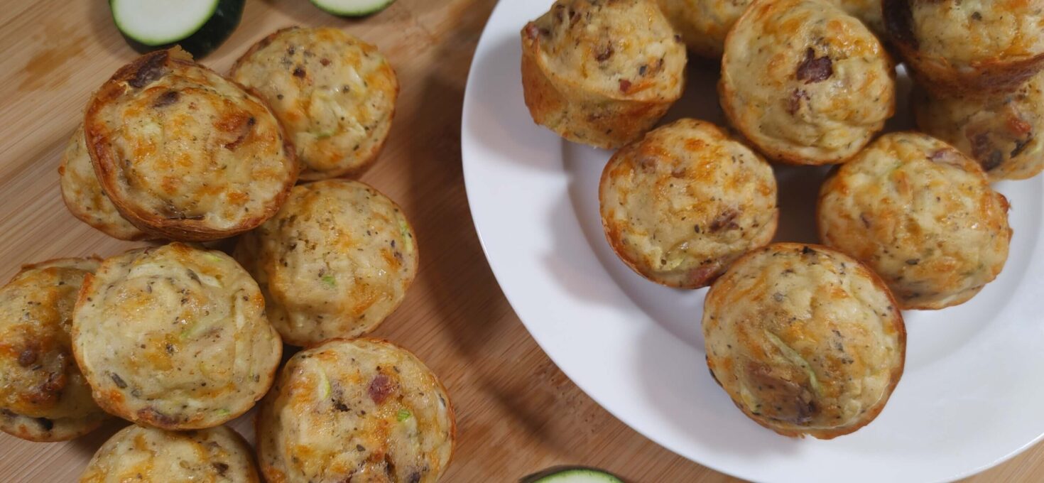 Easy Bacon Zucchini Appetizer Bites