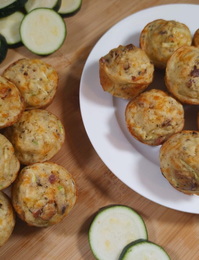 Easy Bacon Zucchini Appetizer Bites