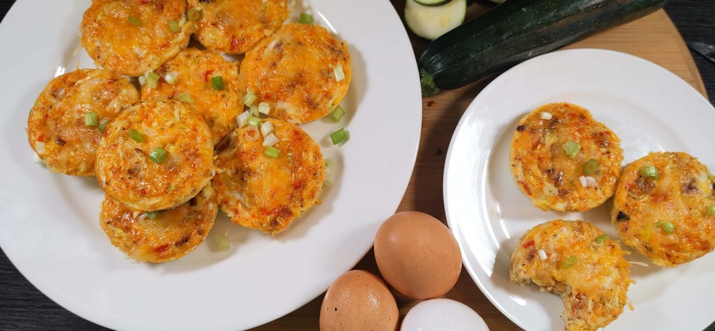 Simple Bacon Zucchini Egg Bites