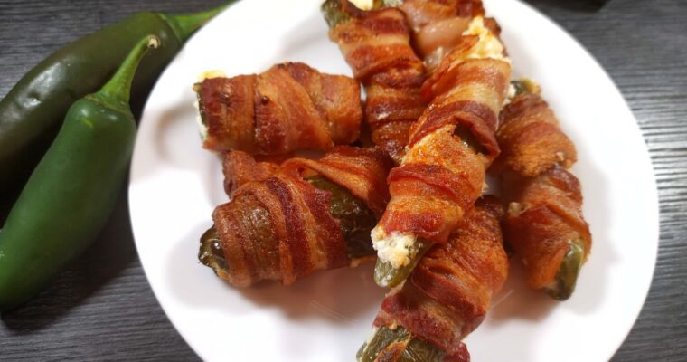 Easy Bacon Wrapped Jalapeno Popper