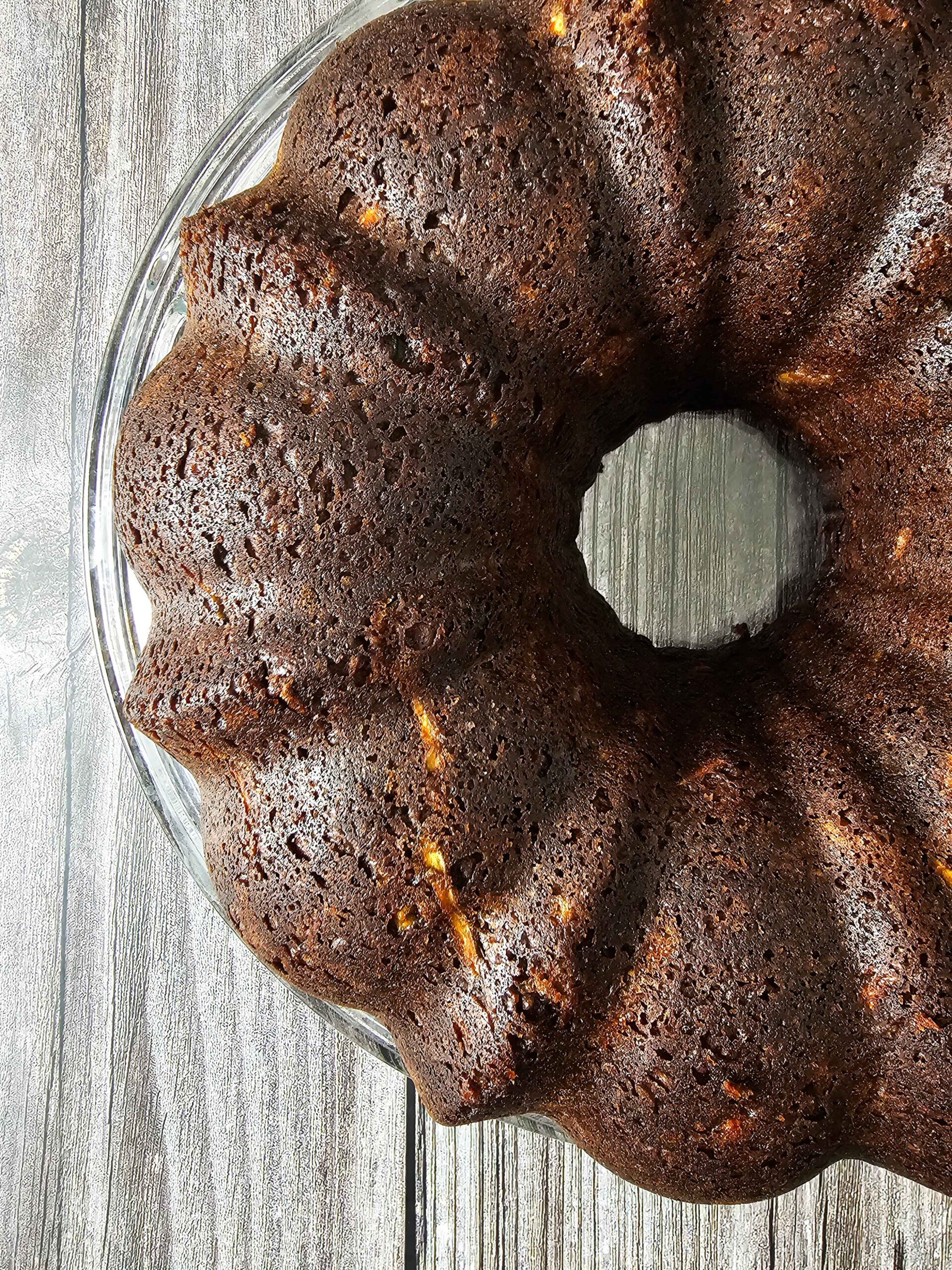 BAKED CHOCOLATE ZUCCHINI CAKE