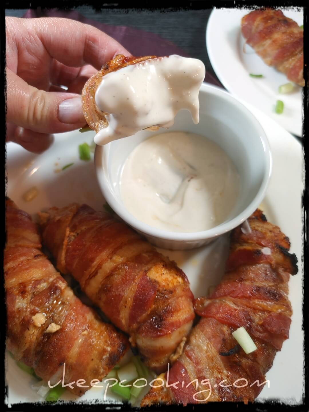 Easy Bacon Wrapped Chicken Tenders - U Keep Cooking