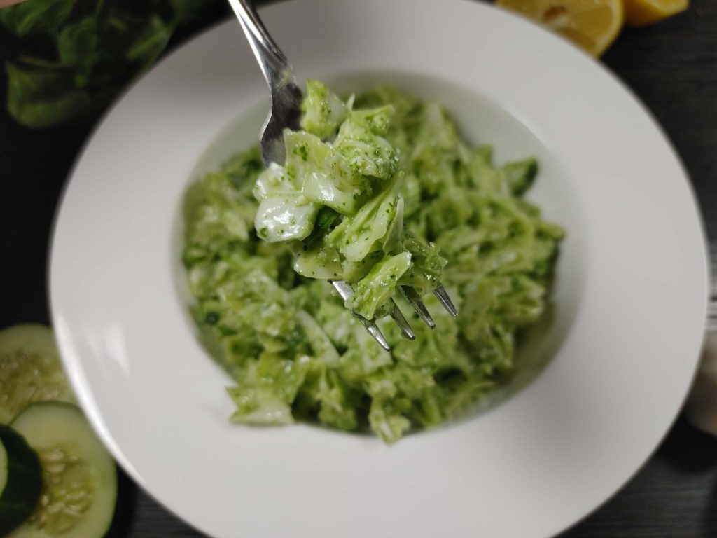 THE BEST GREEN GODDESS SALAD ON THE FORK