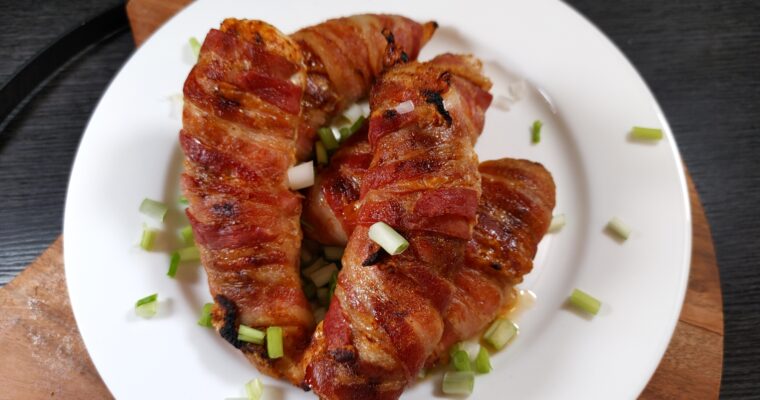 Easy Bacon Wrapped Chicken Tenders