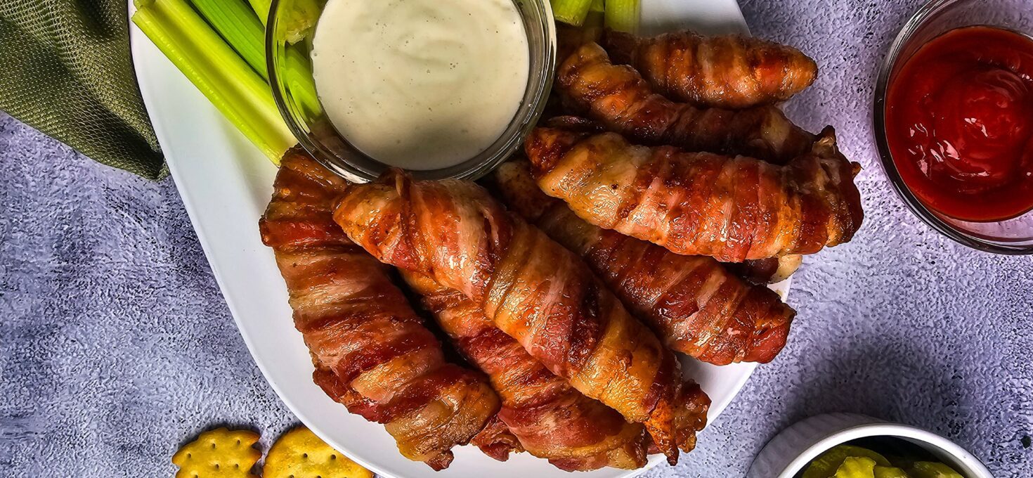 Easy Bacon Wrapped Chicken Tenders